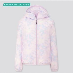 Uniqlo Light Pink and Blue Jacket